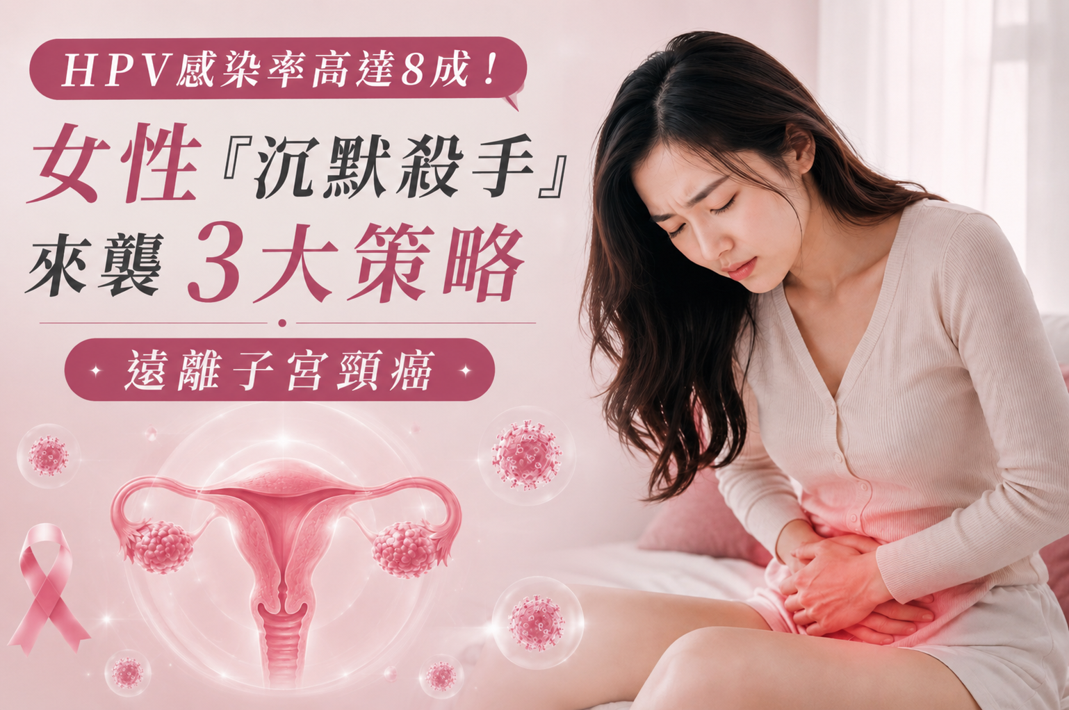 HPV感染率高達8成！女性『沉默殺手』來襲 3大策略遠離子宮頸癌